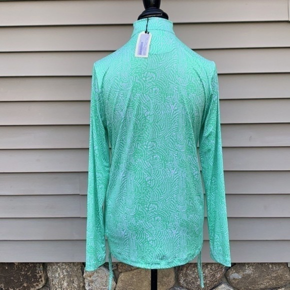 The Black Dog Ladies Outfitters Half Zip - Minty Green - Picture 13 of 16